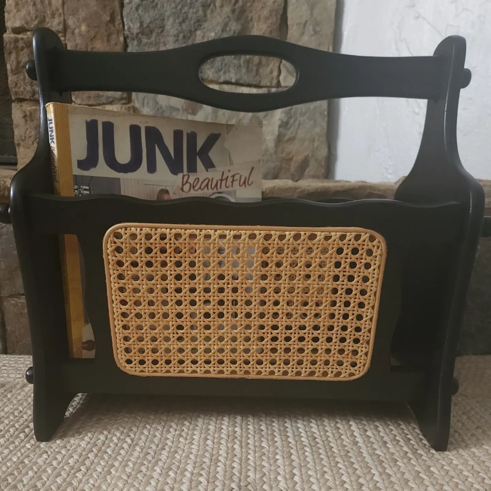Vintage magazine holder